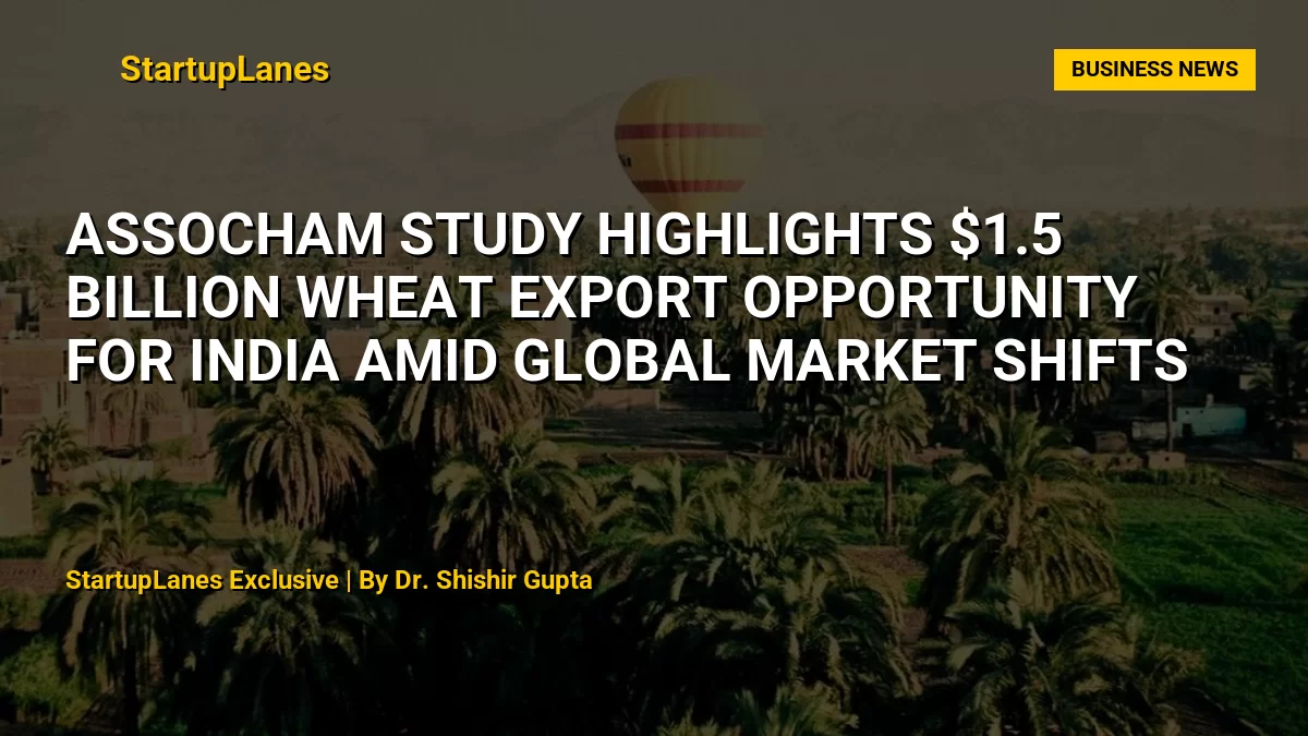 ASSOCHAM Study Highlights $1.5 Billion Wheat Export Opportunity for India Amid Global Market Shifts