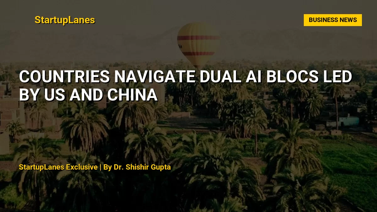 Countries Navigate Dual AI Blocs Led by US and China