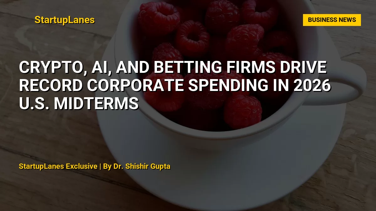 Crypto, AI, and Betting Firms Drive Record Corporate Spending in 2026 U.S. Midterms