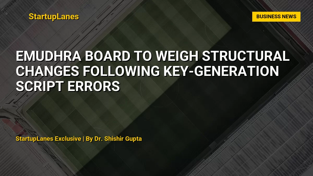 eMudhra Board to Weigh Structural Changes Following Key-Generation Script Errors