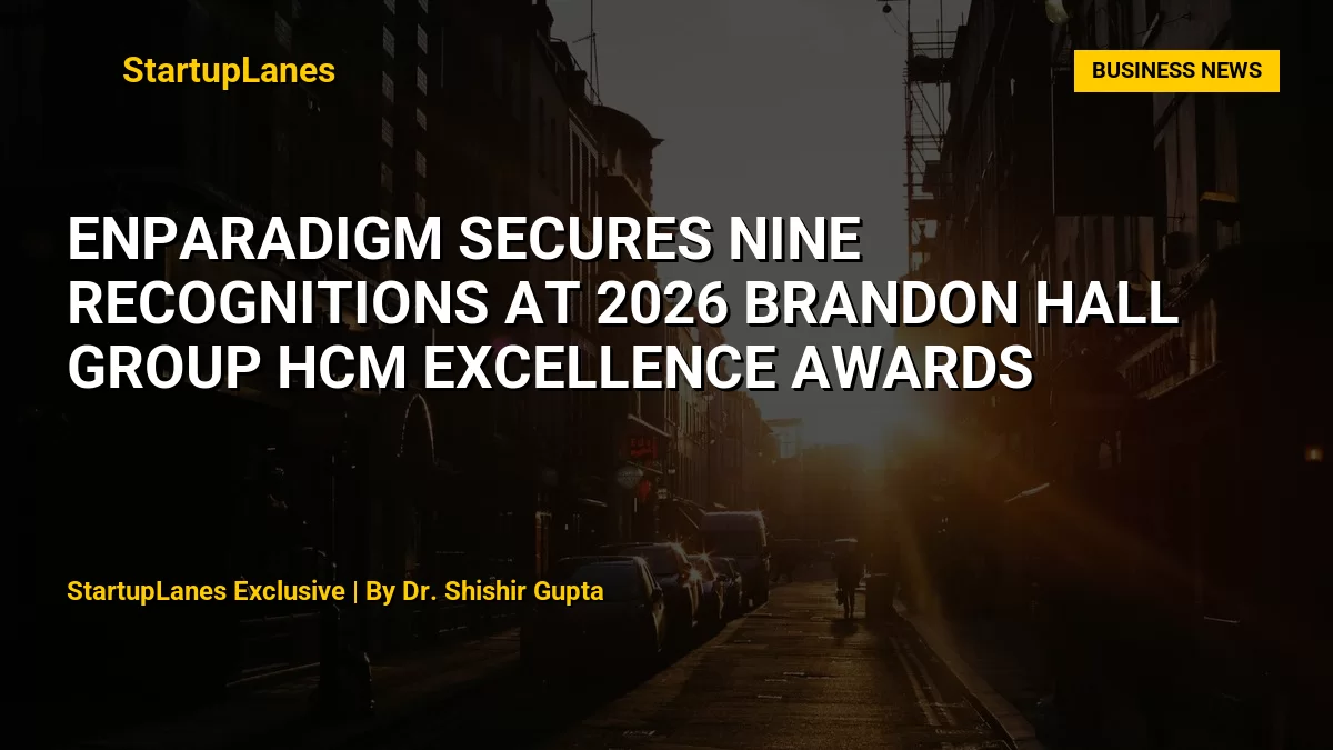enParadigm Secures Nine Recognitions at 2026 Brandon Hall Group HCM Excellence Awards