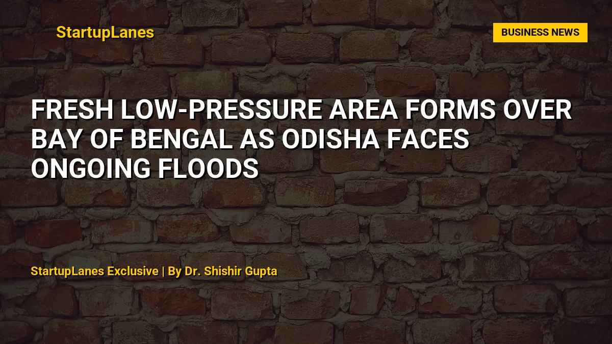 Fresh low-pressure area forms over Bay of Bengal as Odisha faces ongoing floods