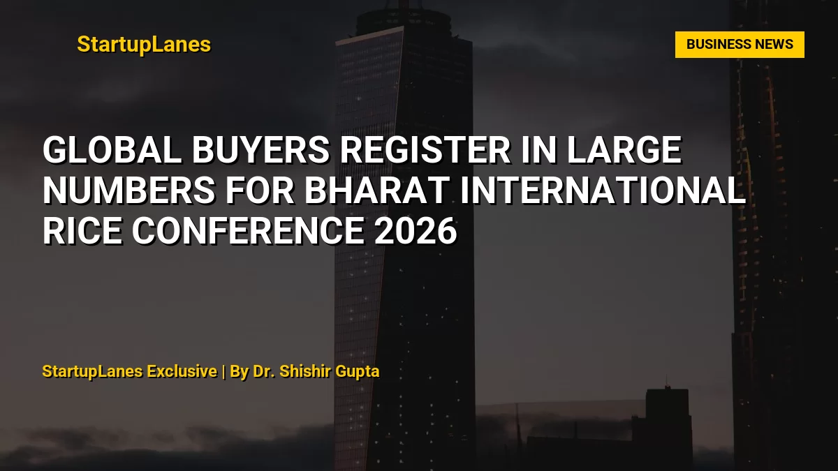 Global Buyers Register in Large Numbers for Bharat International Rice Conference 2026
