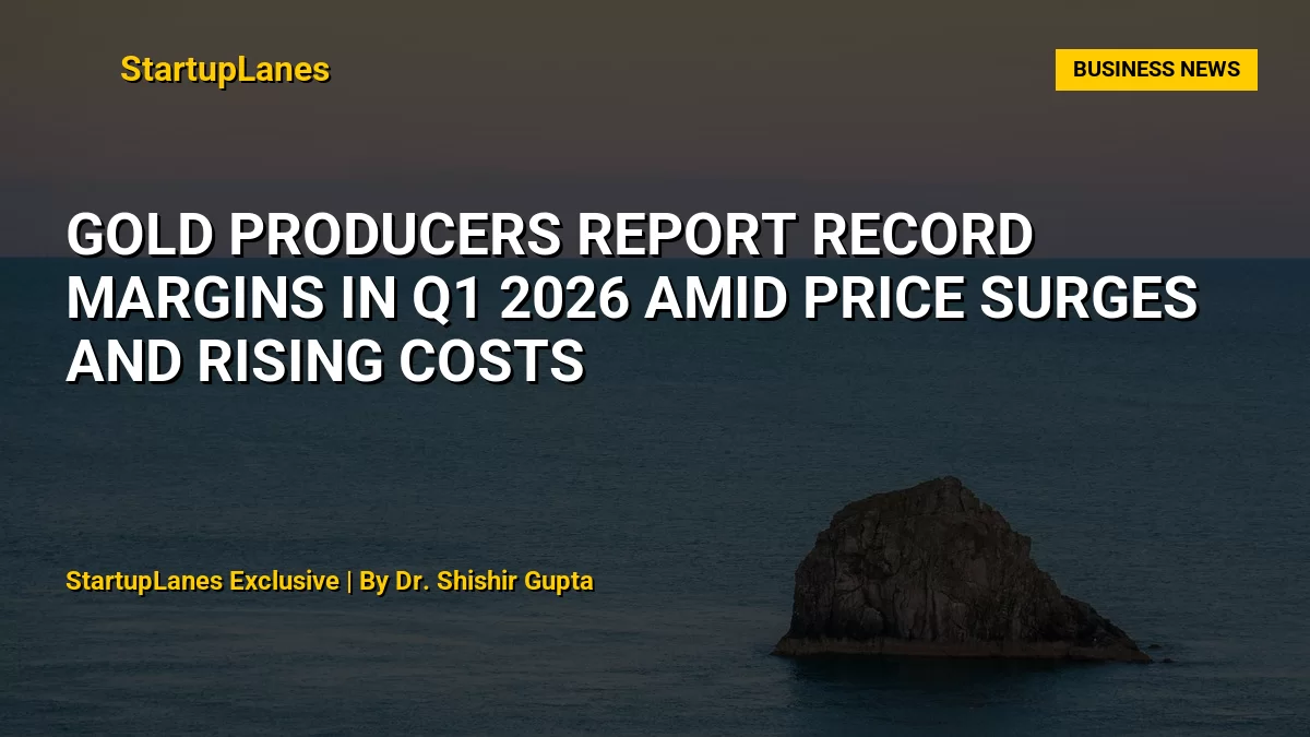 Gold Producers Report Record Margins in Q1 2026 Amid Price Surges and Rising Costs
