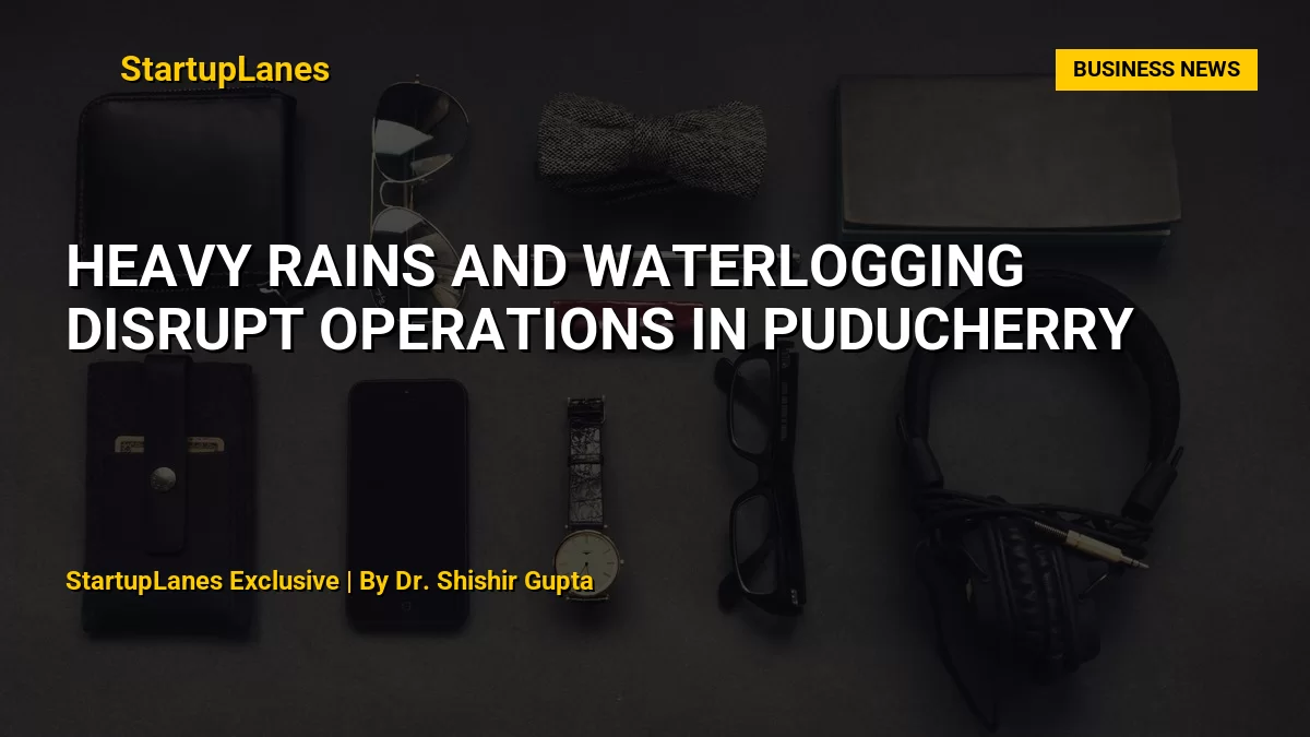 Heavy Rains and Waterlogging Disrupt Operations in Puducherry