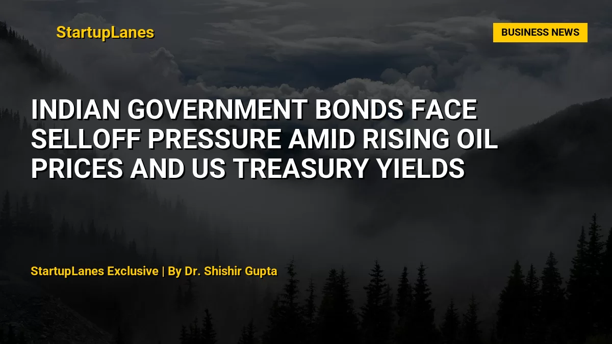 Indian Government Bonds Face Selloff Pressure Amid Rising Oil Prices and US Treasury Yields