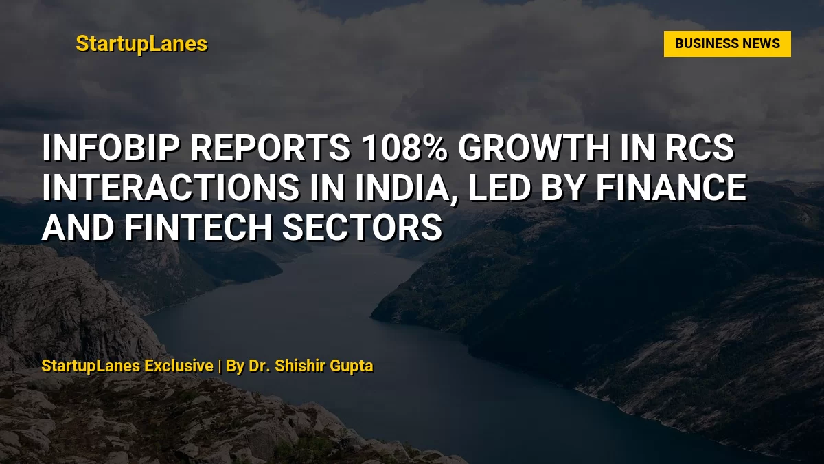Infobip Reports 108% Growth in RCS Interactions in India, Led by Finance and Fintech Sectors