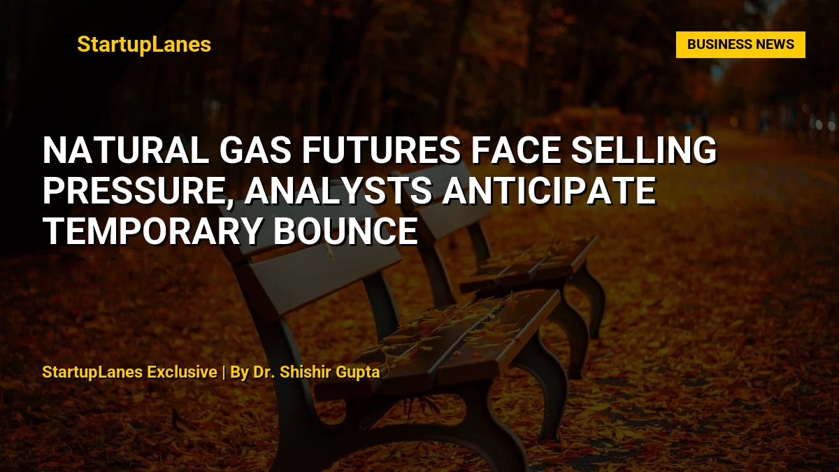Natural Gas Futures Face Selling Pressure, Analysts Anticipate Temporary Bounce
