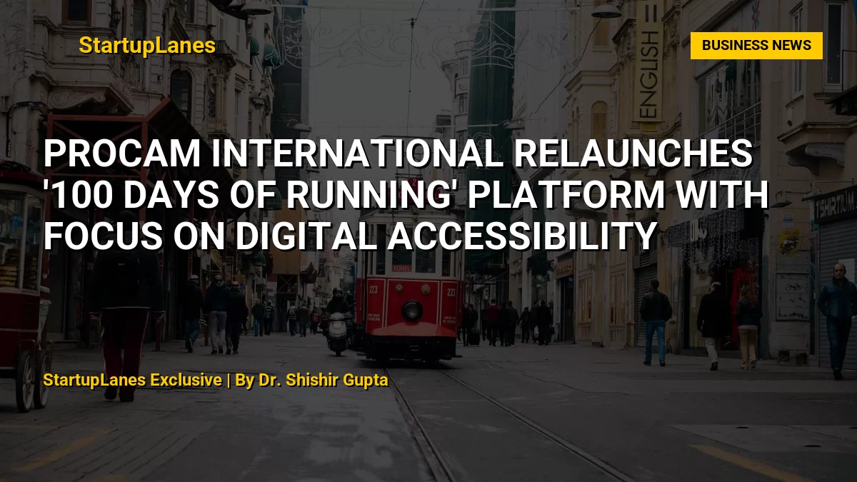 Procam International relaunches '100 Days of Running' platform with focus on digital accessibility