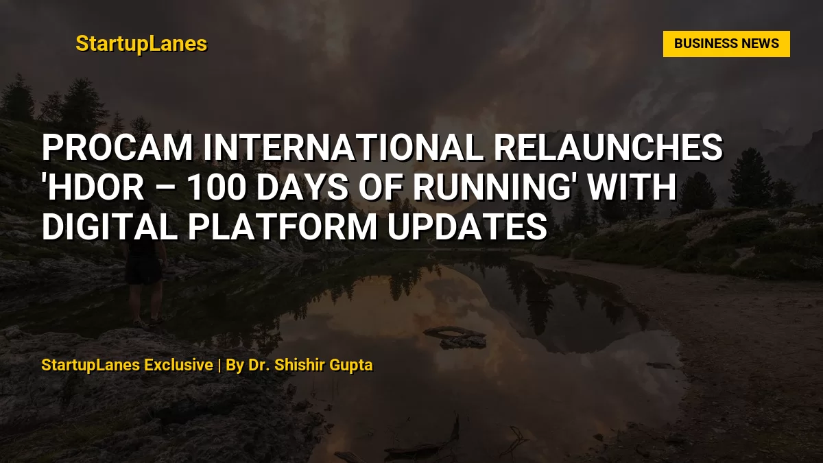 Procam International relaunches 'HDOR – 100 Days of Running' with digital platform updates