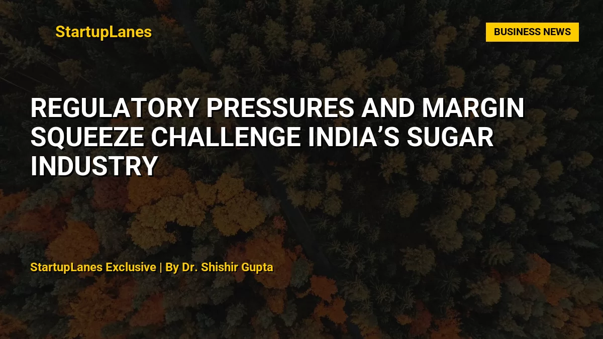 Regulatory Pressures and Margin Squeeze Challenge India’s Sugar Industry