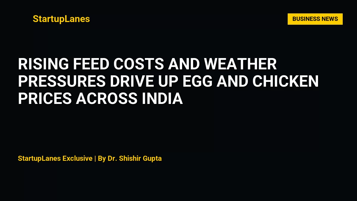 Rising Feed Costs and Weather Pressures Drive Up Egg and Chicken Prices Across India