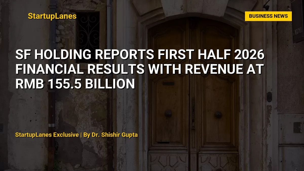 SF Holding Reports First Half 2026 Financial Results with Revenue at RMB 155.5 Billion