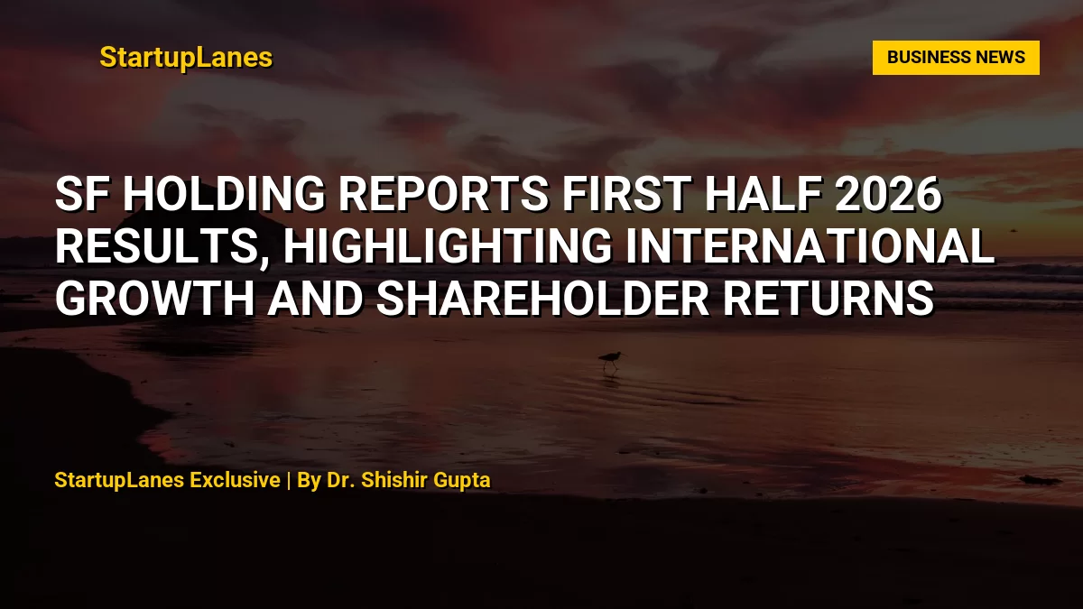 SF Holding Reports First Half 2026 Results, Highlighting International Growth and Shareholder Returns