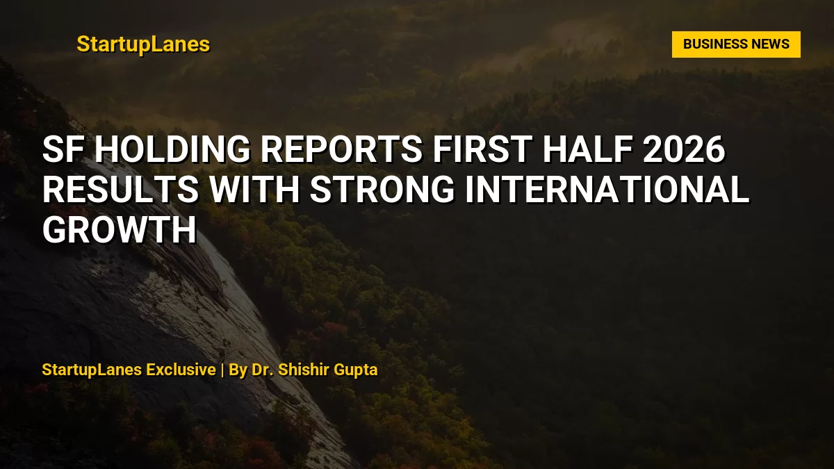 SF Holding Reports First Half 2026 Results with Strong International Growth