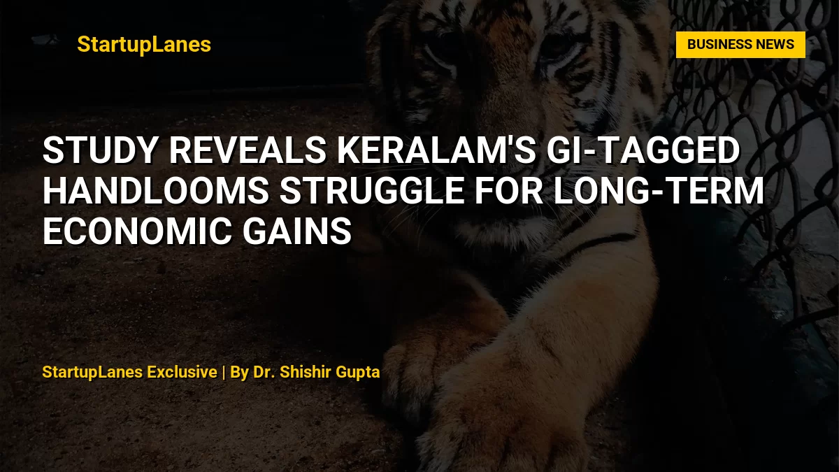 Study reveals Keralam's GI-tagged handlooms struggle for long-term economic gains