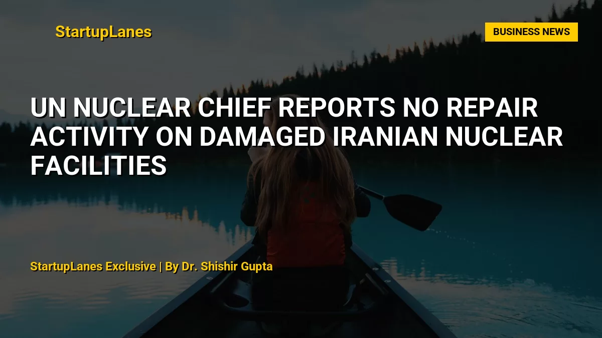 UN Nuclear Chief Reports No Repair Activity on Damaged Iranian Nuclear Facilities