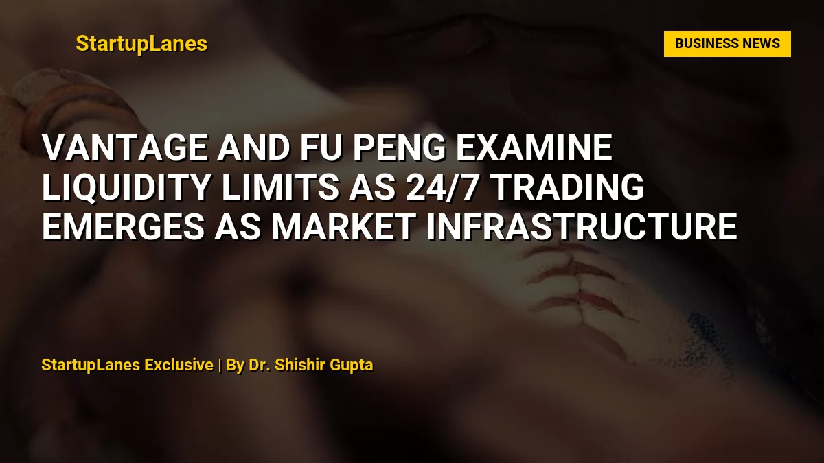 Vantage and Fu Peng Examine Liquidity Limits as 24/7 Trading Emerges as Market Infrastructure