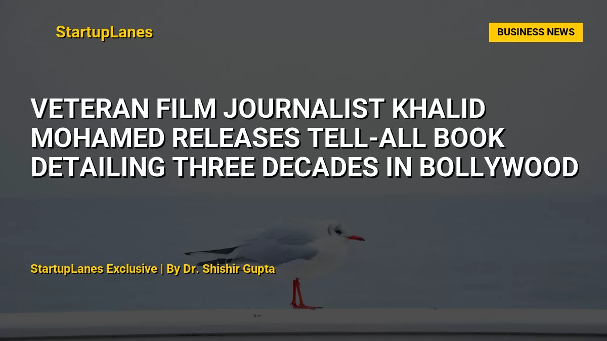 Veteran Film Journalist Khalid Mohamed Releases Tell-All Book Detailing Three Decades in Bollywood