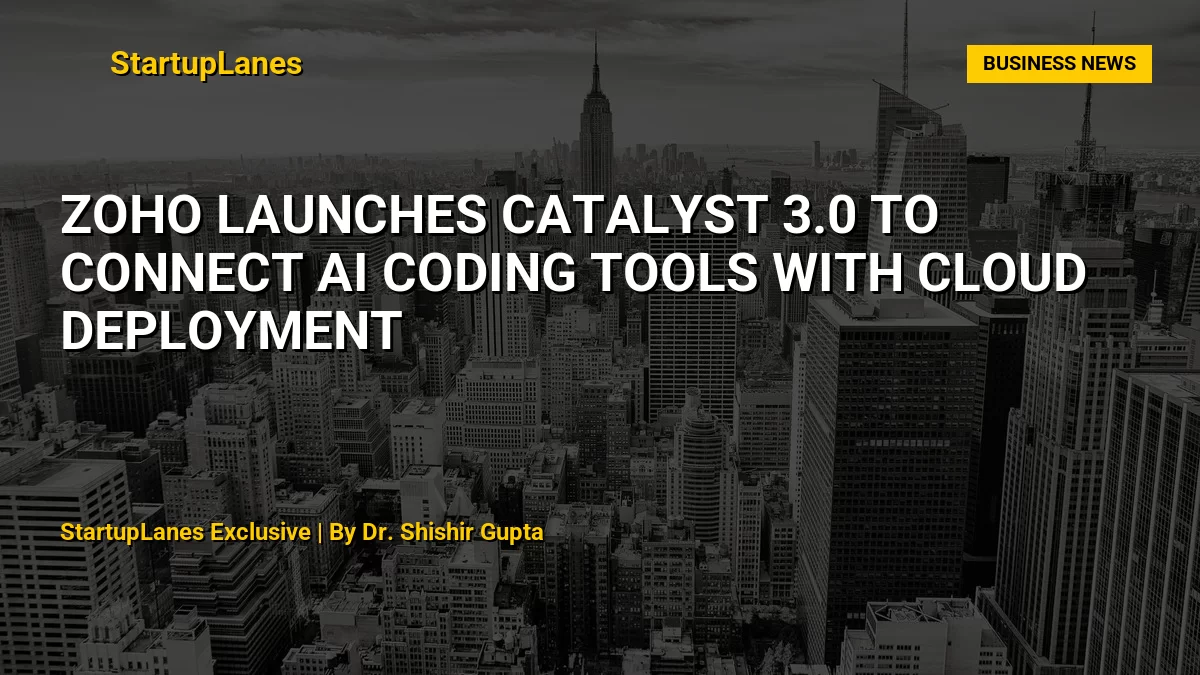 Zoho Launches Catalyst 3.0 to Connect AI Coding Tools with Cloud Deployment