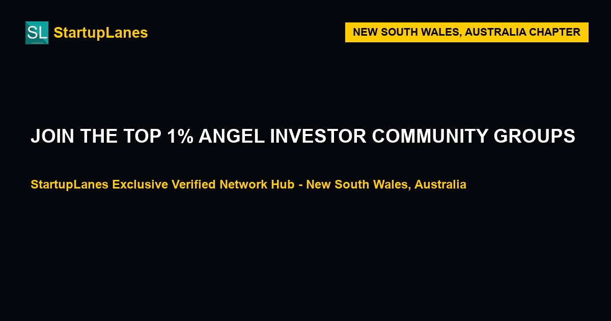 Angel Investor WhatsApp Groups in New South Wales