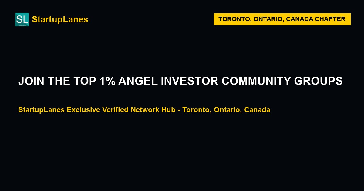 Angel Investor WhatsApp Groups in Toronto