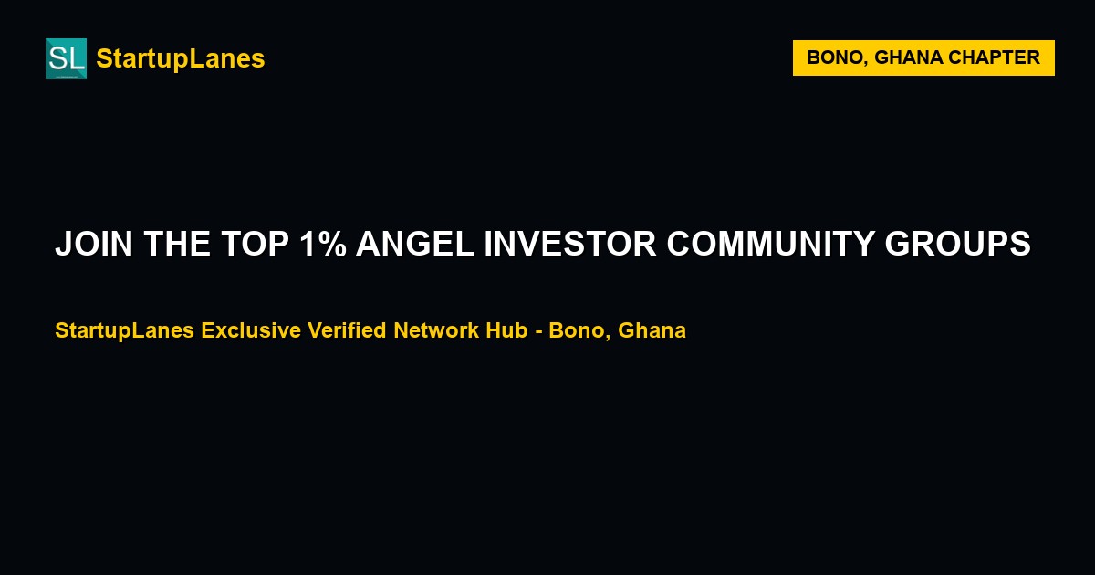 Angel Investor WhatsApp Groups in Bono