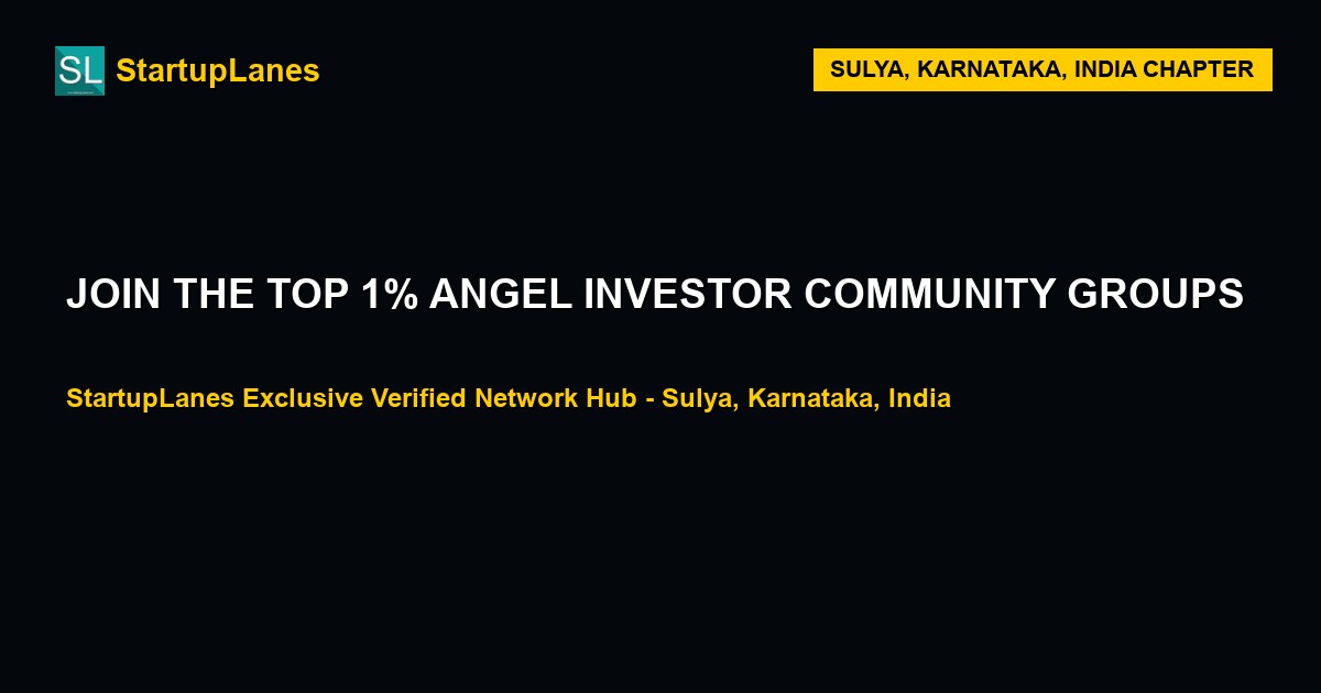 Angel Investor WhatsApp Groups in Sulya
