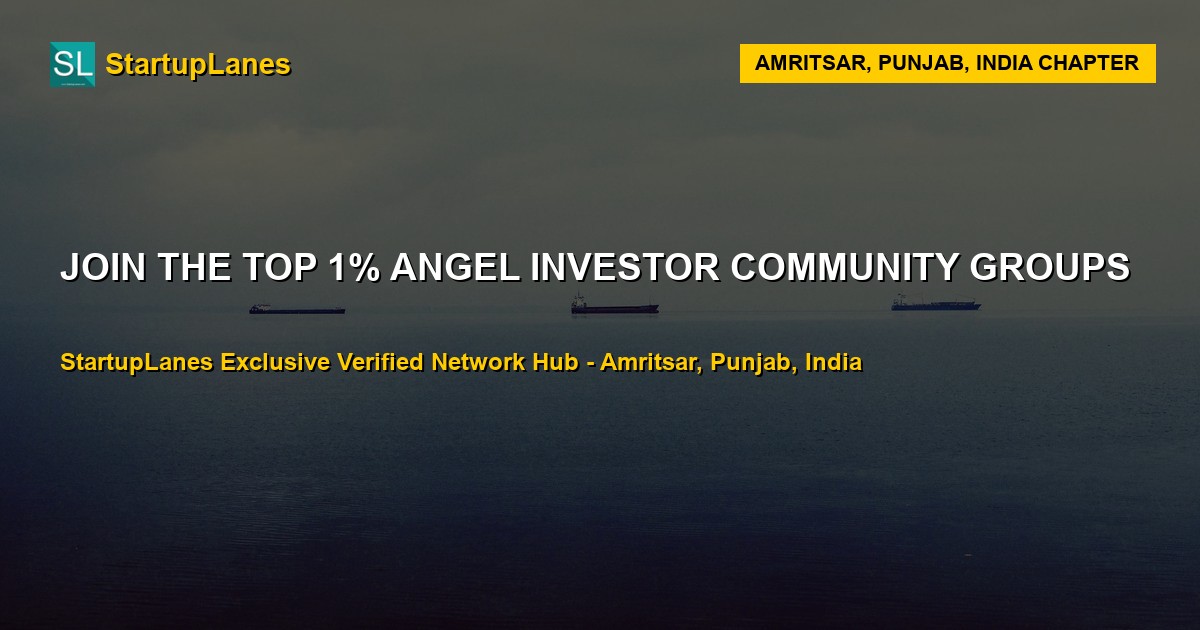 Angel Investor WhatsApp Groups in Amritsar