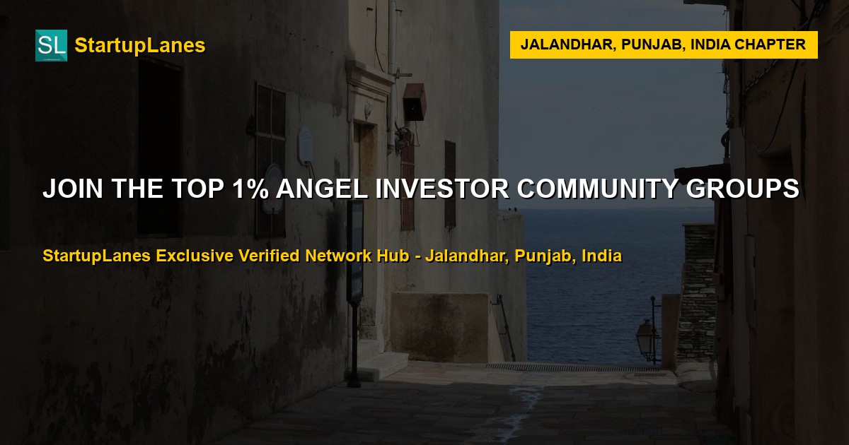 Angel Investor WhatsApp Groups in Jalandhar