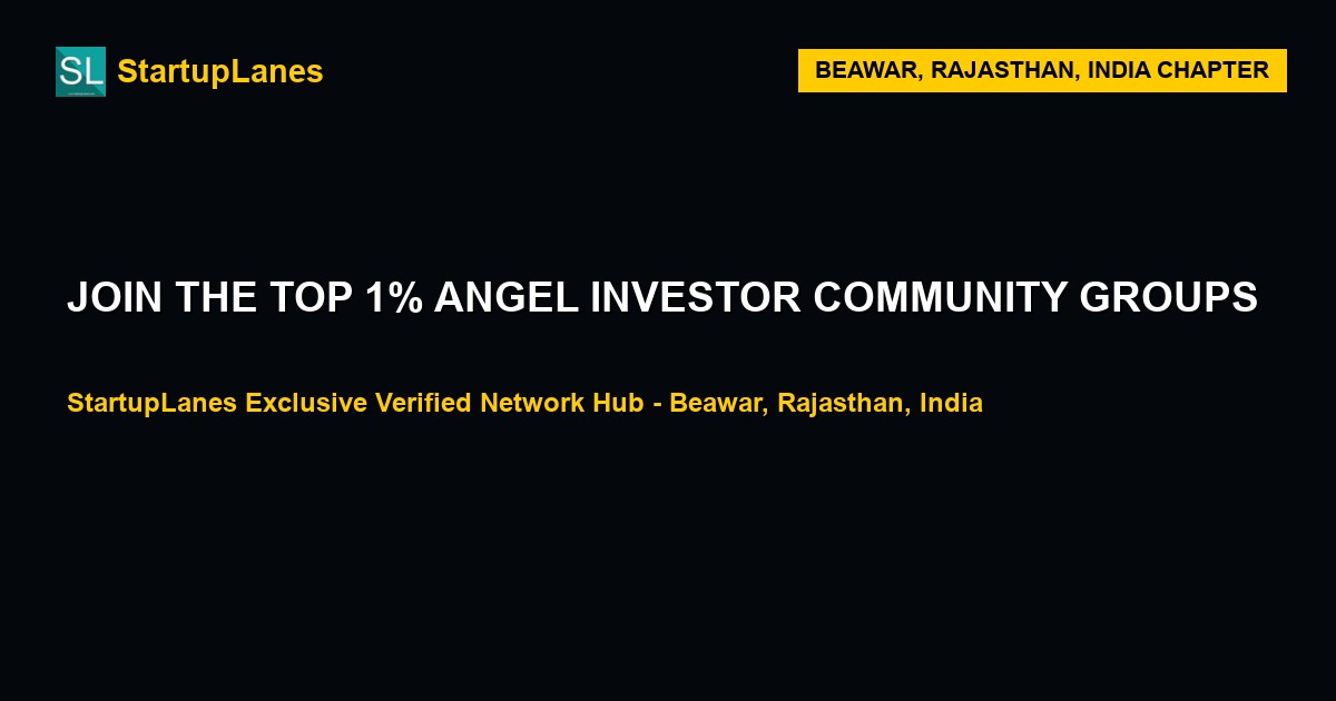 Angel Investor WhatsApp Groups in Beawar