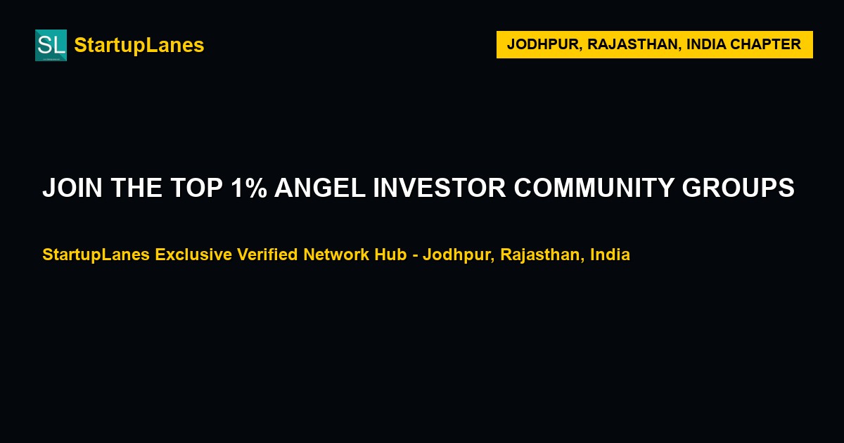 Angel Investor WhatsApp Groups in Jodhpur