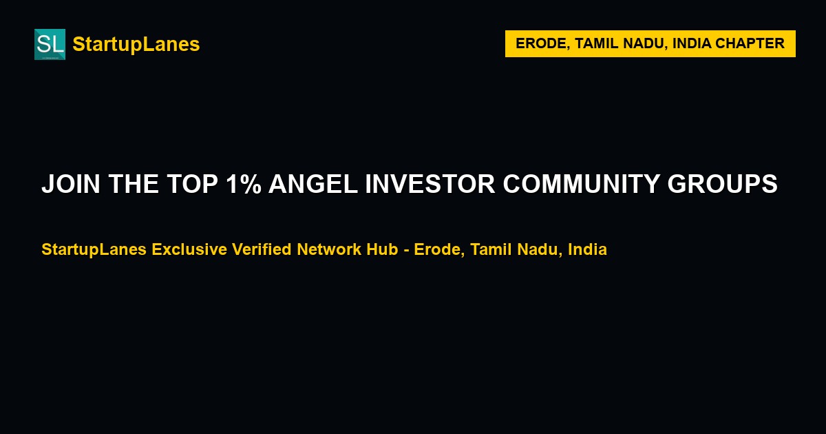 Angel Investor WhatsApp Groups in Erode