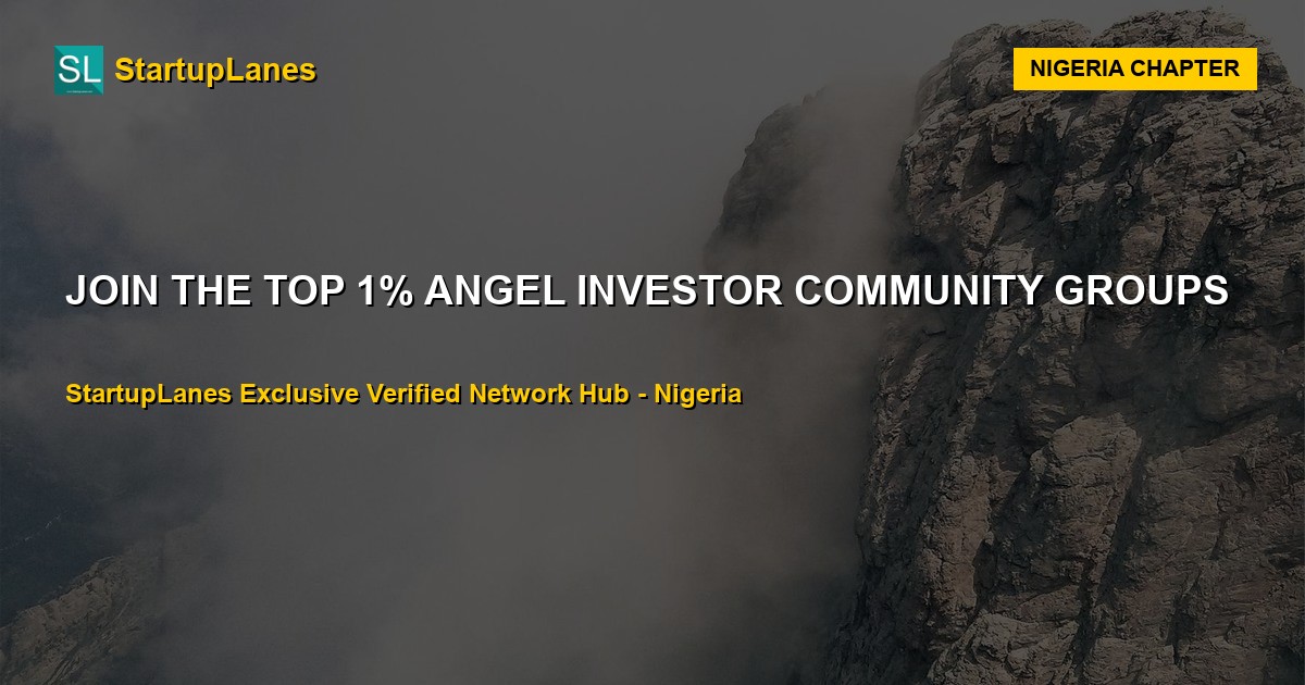 Angel Investor WhatsApp Groups in Nigeria