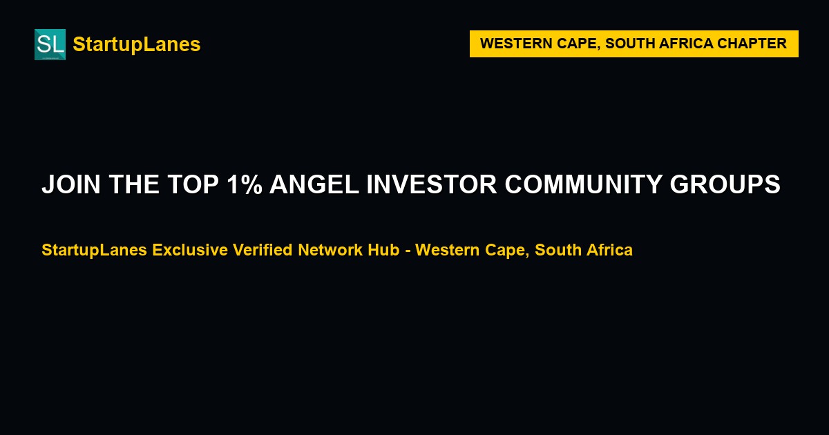 Angel Investor WhatsApp Groups in Western Cape