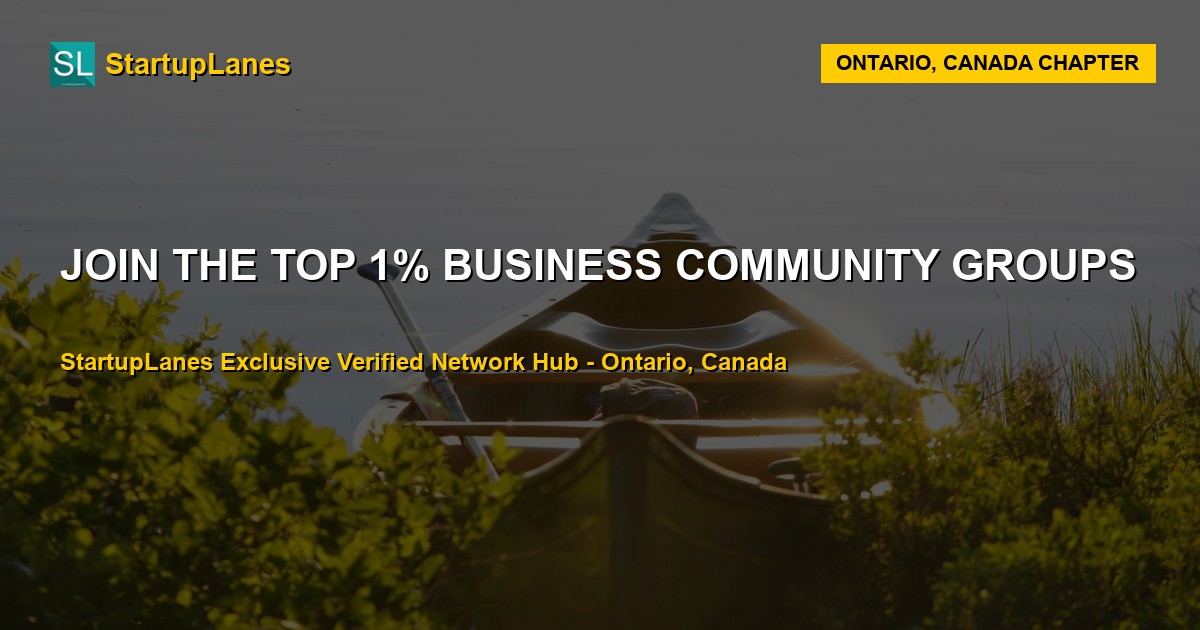 Business WhatsApp Groups in Ontario