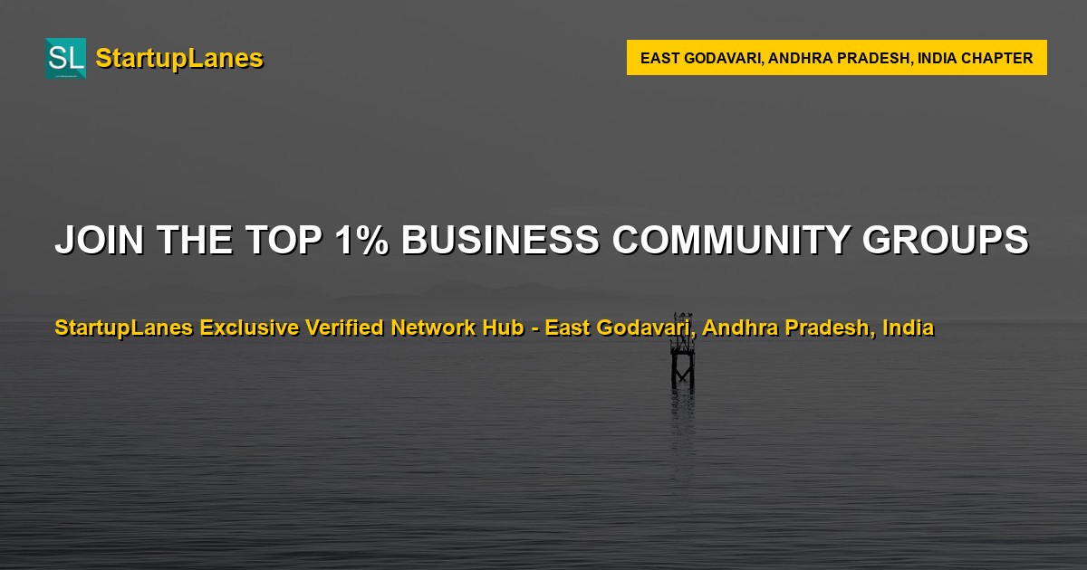Business WhatsApp Groups in East Godavari