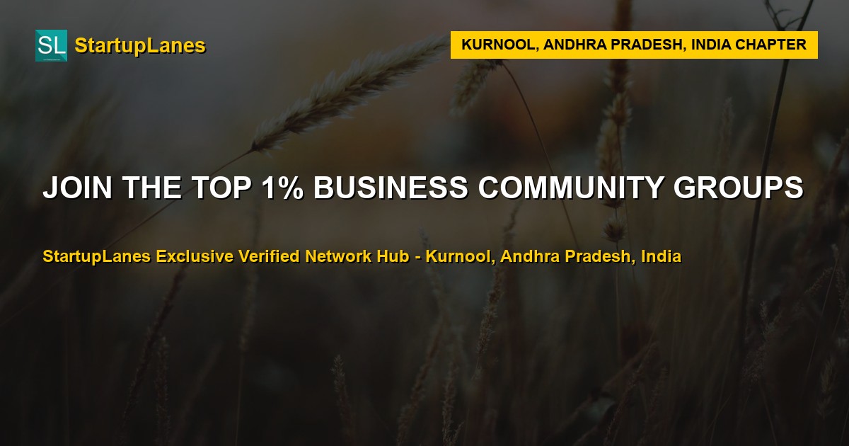 Business WhatsApp Groups in Kurnool