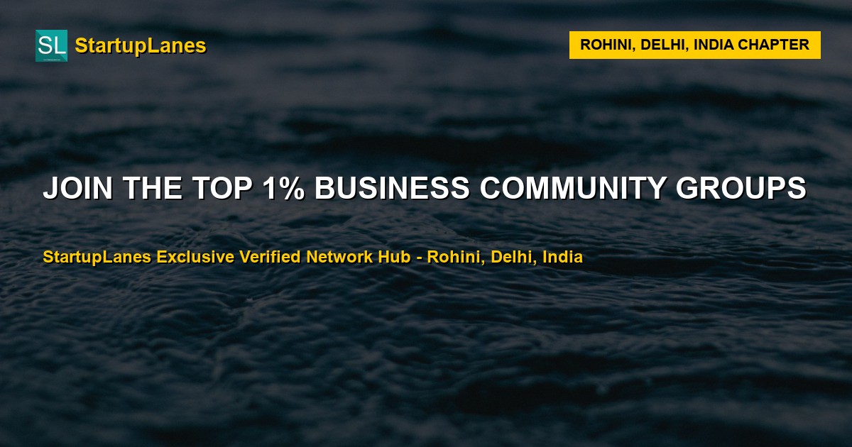 Business WhatsApp Groups in Rohini