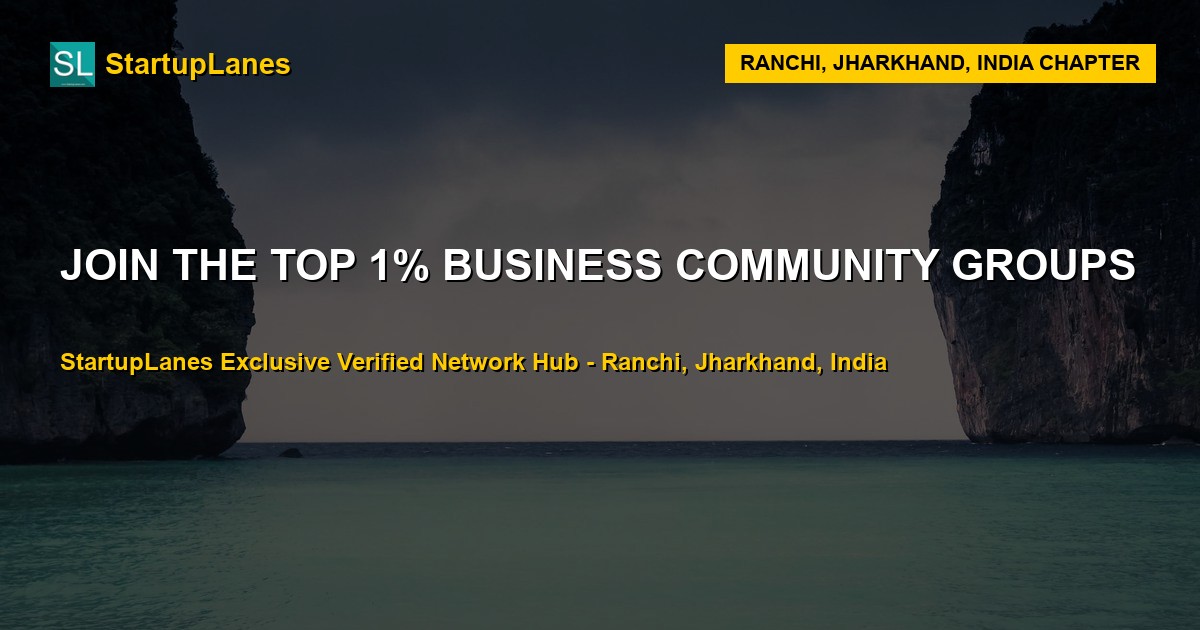 Business WhatsApp Groups in Ranchi