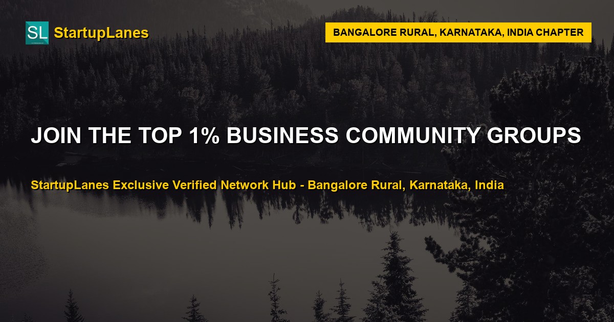 Business WhatsApp Groups in Bangalore Rural