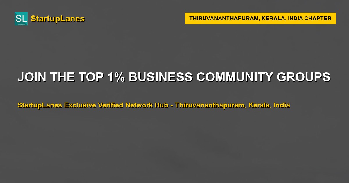 Business WhatsApp Groups in Thiruvananthapuram