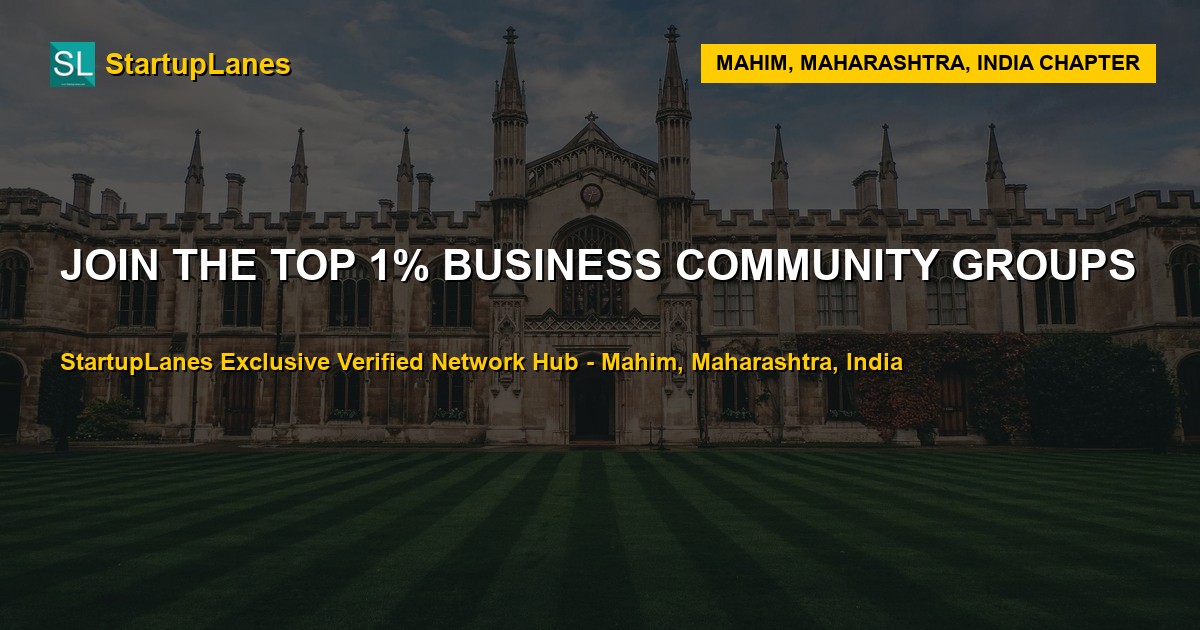 Business WhatsApp Groups in Mahim