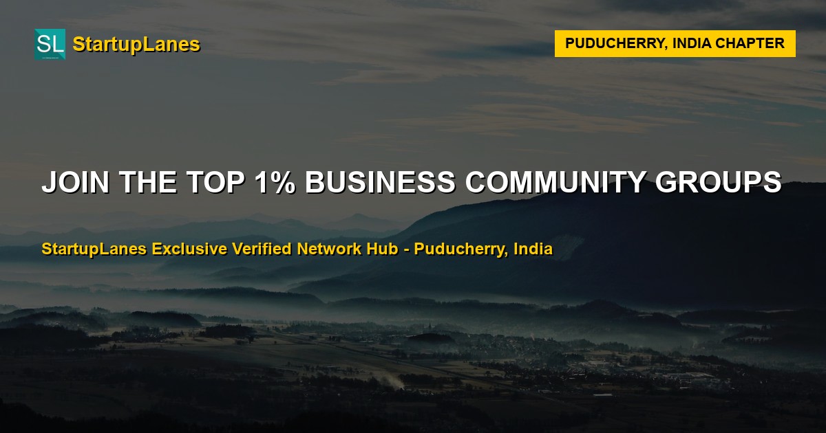 Business WhatsApp Groups in Puducherry