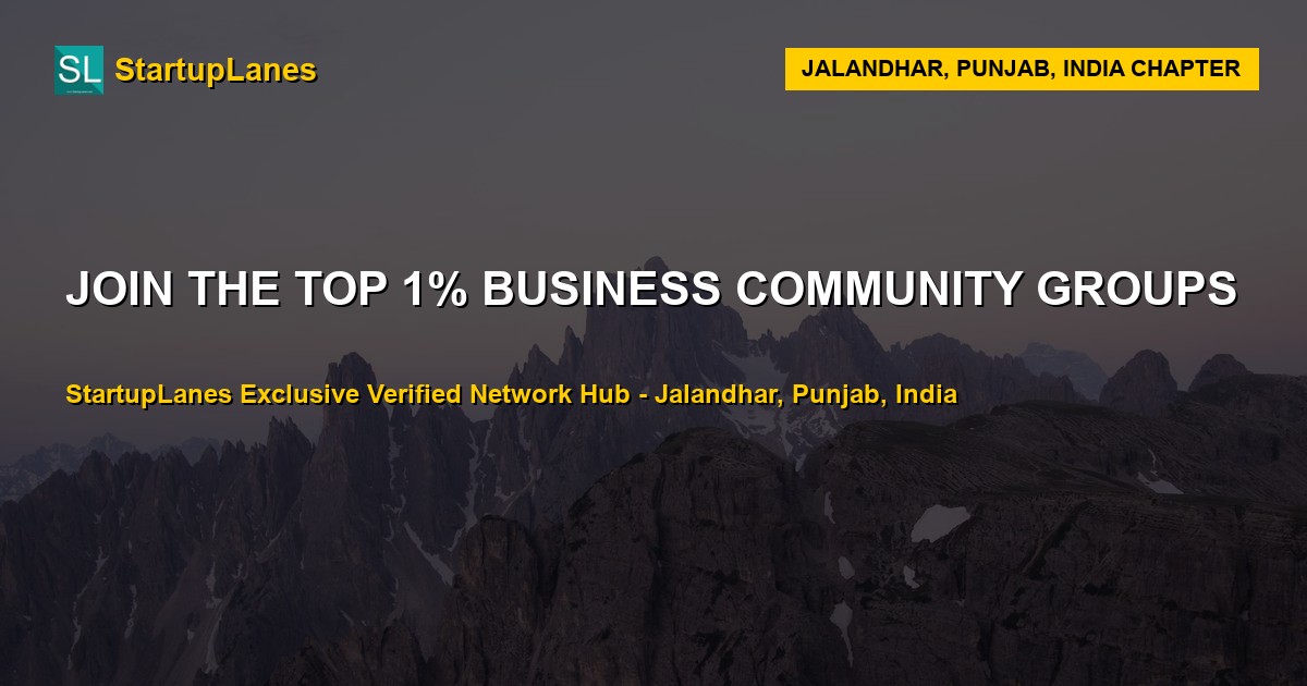 Business WhatsApp Groups in Jalandhar