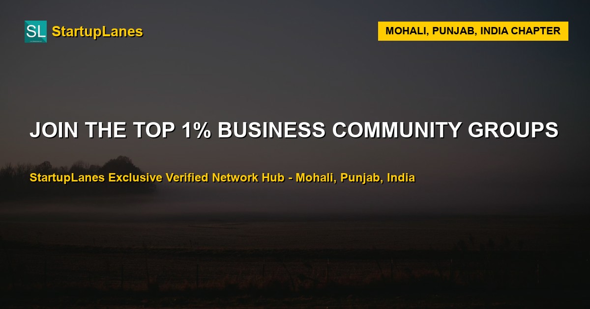 Business WhatsApp Groups in Mohali