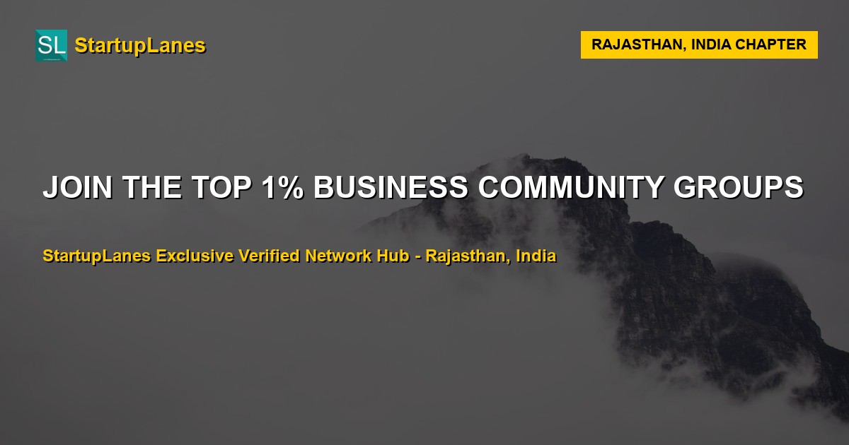 Business WhatsApp Groups in Rajasthan