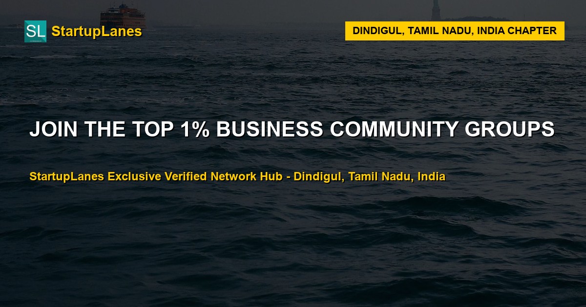 Business WhatsApp Groups in Dindigul