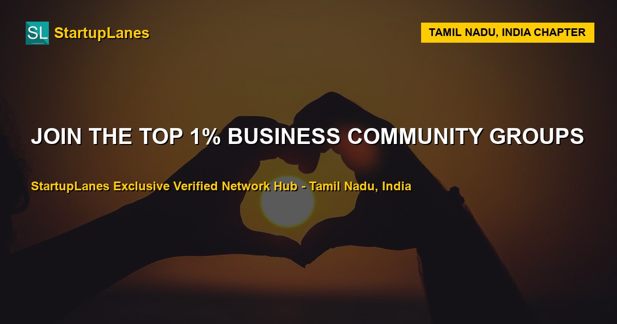 Business WhatsApp Groups in Tamil Nadu