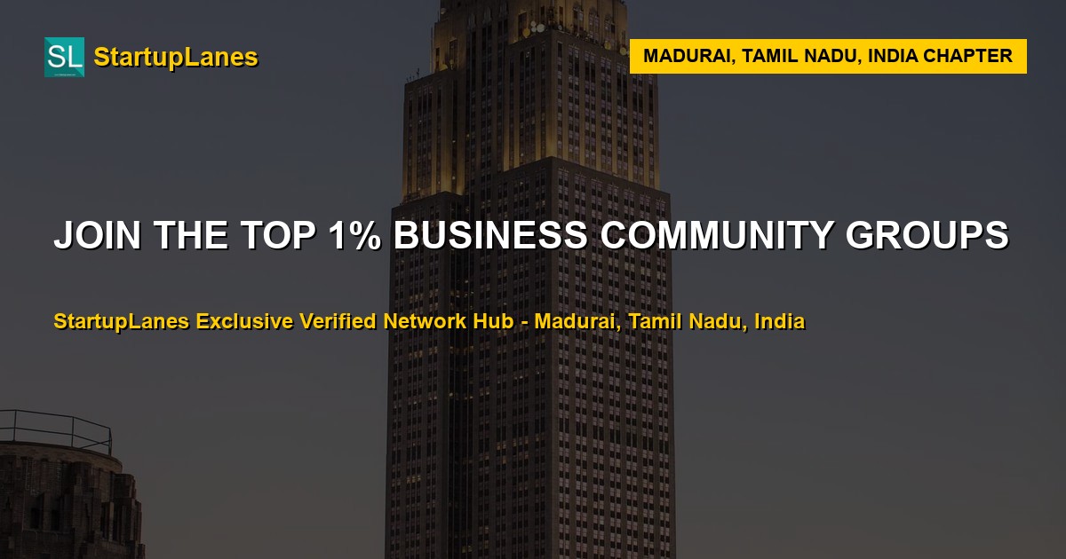 Business WhatsApp Groups in Madurai